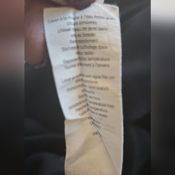 Alo Yoga Black Cropped Leggings High Waist Airbrush Style Size M - Picture 6 of 11